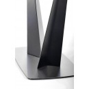 Стол обеденный HALMAR FANGOR темно-серый/черный 160-220/90